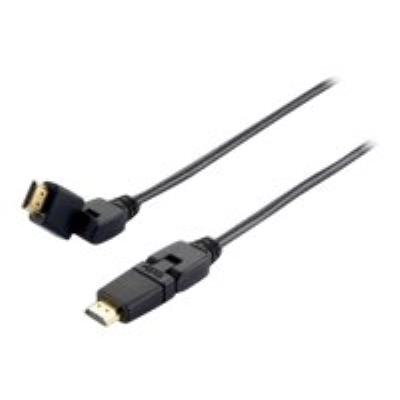 Equip Life High Speed HDMI Cable with Ethernet - HDMI met ethernetkabel - 1 m
