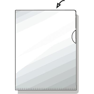 HETZEL Pochette coin standard, A4, PVC, incolore, 0,12 mm