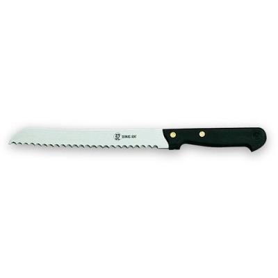 32 dumas 158060 affil couteau à pain manche plastique polypropylène lame acier inoxydable noir 21 cm