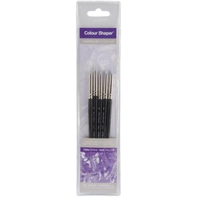 COLOUR SHAPER KIT PEINTURE POINTE GRISE FERME TAILLE 0 POCHETTE DE 5