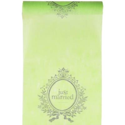 SANTEX Chemin de Table Just Married Vert