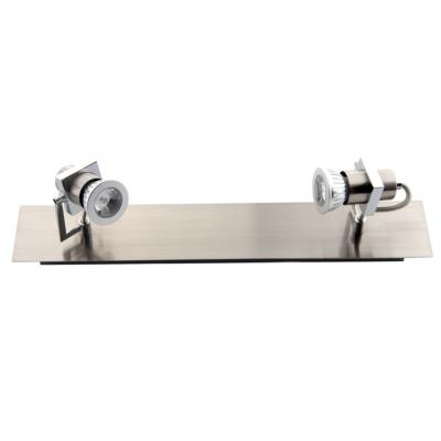 Plafonnier 2 spots design Alu