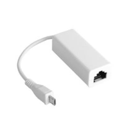 Usb micro to ethernet, white microconnect usbmicroethb