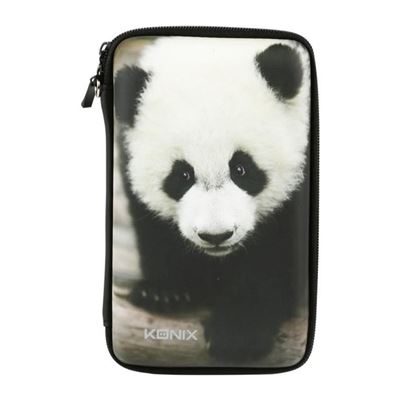 housse de transport konix pour consoles 3ds, xl & 2dsxl panda