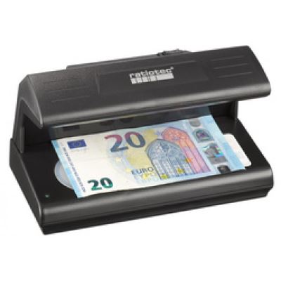 ratiotec ratiotec détecteur de faux billets soldi 185, manuel, noir noir