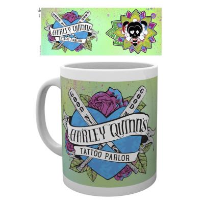 Tasse de ceramique Suicide Squad Harley Quinn Tattoo Parlour