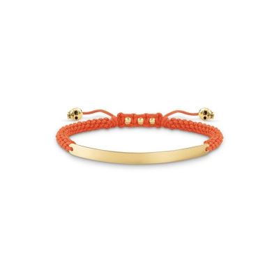 Bracelet Femme Thomas Sabo LBA0050-848-8 (Couleur Orange,Mesure 14,5-21 cm)