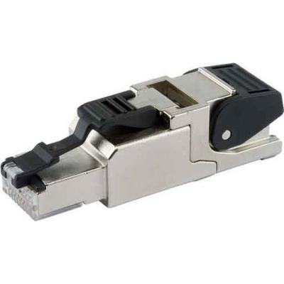 Telegärtner mfp8 prise mâle cat 6a geschirmt - feldkonfektionierbarer rj45-steckverbinder mfp8 t568 a cat.6a (a tief), awg24 1-a