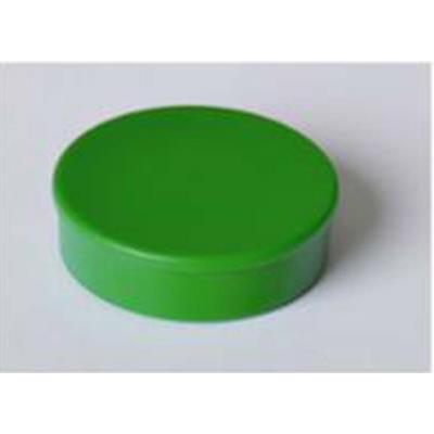 Lot de 7 Boites Boite de 7 aimants 20 MM ronds vert
