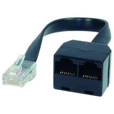 Shiverpeaks basic-s adaptateur isdn en y, noir, 0,1 m bs71231-8