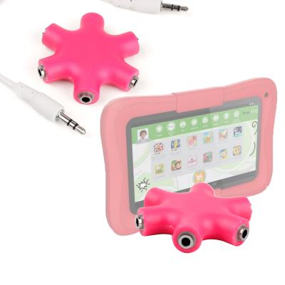 Dédoubleur audio (rose) à 5 entrées pour tablette enfant FNAC Kids Kurio 7\