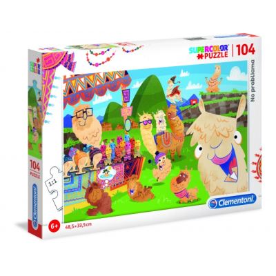 Clementoni SuperColor puzzle puzzle lama 104 pièces
