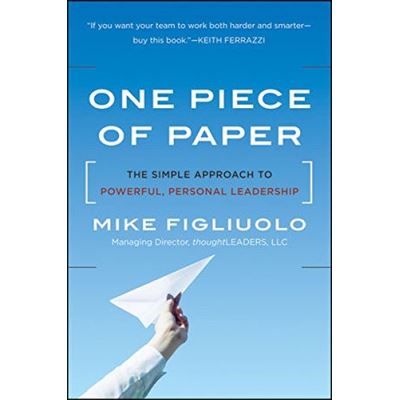One Piece of Paper Mike Figliuolo