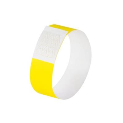 Sigel - bracelets didentification super soft, jaune néon en matériel résistant et particulièrement doux avec fermeture collan