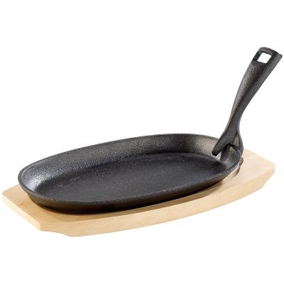 Plat en fonte avec poignée amovible - 28 cm