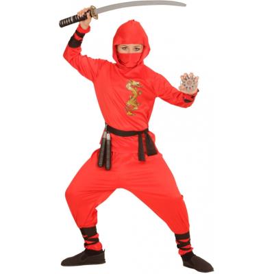 Widmann Doré Déguisement Du Petit Ninja - Enfant - Taille 8/10 Ans (126 À 138 Cm)