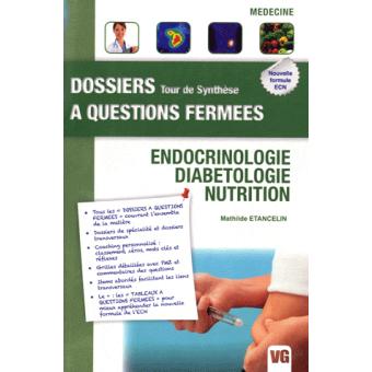 Endocrinologie Diabétologie Nutrition - Spirale - Achat Livre | Fnac