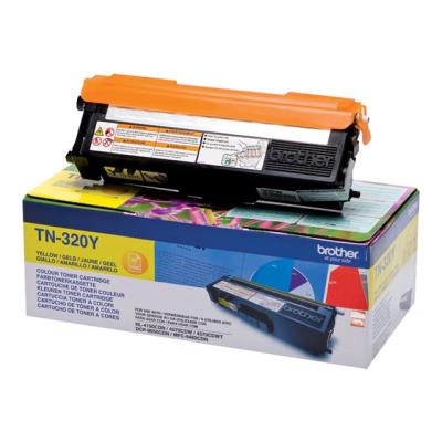Brother TN320Y - geel - origineel - tonercartridge