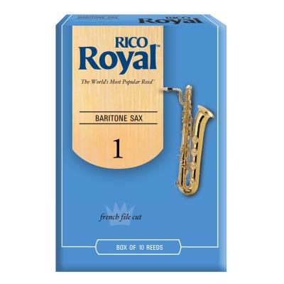 Saxophones RICO ANCHES SAXOPHONE BARYTON ROYAL FORCE 1.0 PACK DE 10 Anches saxophone Baryton
