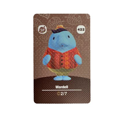Amiibo Standard Carte pour Animal Crossing Séries 5 HAOBUY pour Nintendo Switch - NO.422 (8.6*5.4cm)