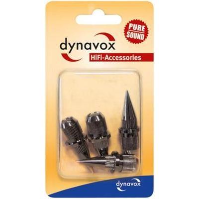 Absorbeurs sub-watt dynavox, lot de 4 noir 204607