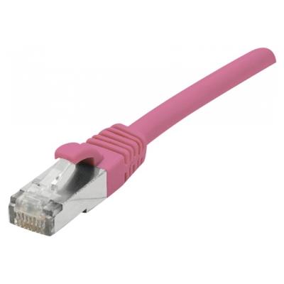 Cordon patch rj45 s ftp cat 6a lsoh snagless rose - 2 m