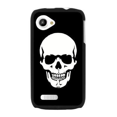 Coque motif Skull by Moxie rubber noir pour Wiko Cink Slim
