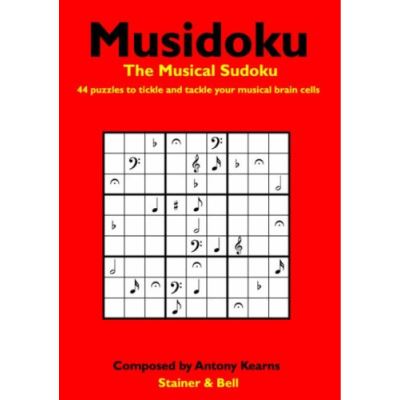 Ouvrages & materiel pedagogique STAINER AND BELL MUSIDOKU OPUS 1 - LE SUDOKU MUSICAL Jeux pédagogiques