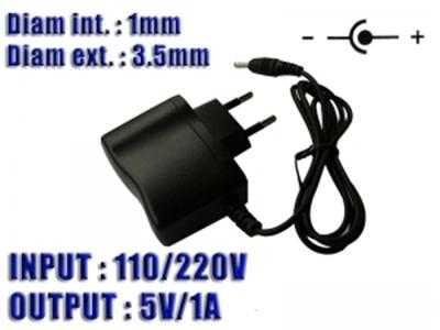 CONECTICPLUS Chargeur Secteur Usb Slim Noir 5v 1a 5 Watts