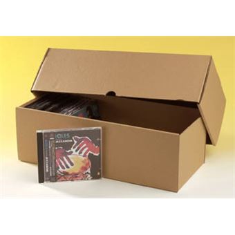 20 boites de rangement pour Albums CD, Digipacks et Single 2 titres