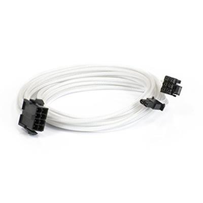 Phanteks 6 + 2 broches pcie extension - sleeved blanc ph-cb8v_wt