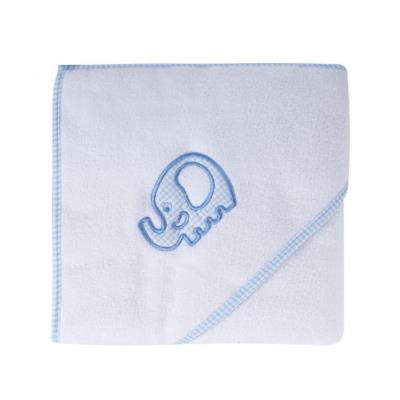Serviette de bain avec capuche en cotton pour bebe - sortie de bain - 80cm x 95cm -tres doux et absorbant