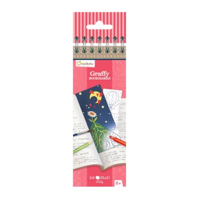 Avenue Mandarine - Carnet de coloriage Graffy Bookmark - Poésie