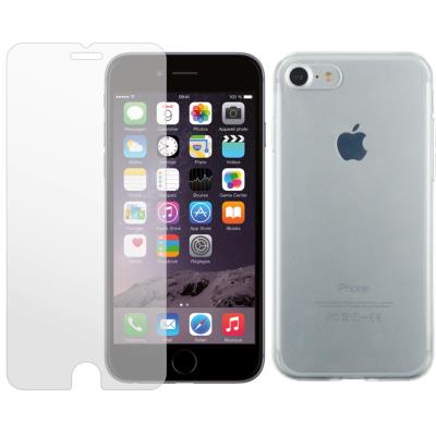 BigBen Connected - Coque de protection pour téléphone portable - polyuréthanne thermoplastique (TPU) - transparent - pour Apple iPhone 7