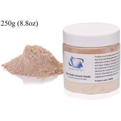 Glass Polish 250 g cérium oxyde de Polissage en Verre Poudre 3.5µm Treo 85% – Polissage en Verre de Haute qualité Solution