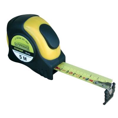 Mètre ruban professionnel magnétique Outifrance Stopgrip 5 m x 25 mm pour travaux de précision - Image 3