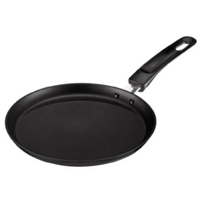 KUHN RIKON CUCINA POÊLE À CRÊPES ANTI-ADHÉSIF NOIR 22 CM