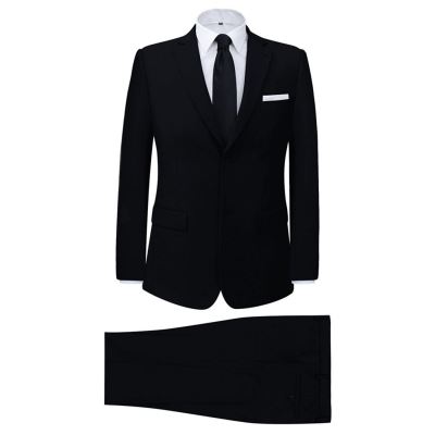vidaXL Costume pour hommes 2 pièces Bleu marine Taille 46