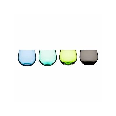 SAGAFORM 5016228 SPECTRA VERRE TOUTE BOISSON JEU DE 4 BLEU