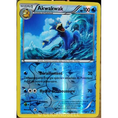 Acheter carte Pokémon 17/122 Akwakwak 100 PV - REVERSE XY - Rupture Turbo NEUF FR État correct - 16,00 € carte Pokémon 17/122 Akwakwak 100 PV - REVERSE XY - Rupture Turbo NEUF FR État correct - Pokémon reconditionné disponible sur Fnac