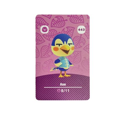Amiibo Standard Carte pour Animal Crossing Séries 5 HAOBUY pour Nintendo Switch - NO.443 (8.6*5.4cm)