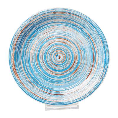 Assiette Swirl Blue 27cm 4/set Kare Design
