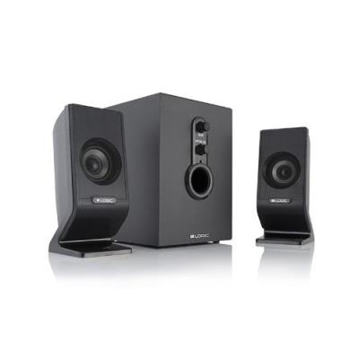 Modecom logic ls 21 enceintes pc stations mp3 rms 1.5 w g-y-0ls21-bla-2