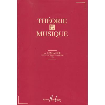 Méthodes et pédagogie LEMOINE DANHAUSER ADOLPHE - THÉORIE DE LA MUSIQUE Théorie - harmonie