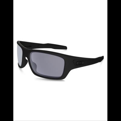 Oakley turbine noir mat gris polarisé - medium-large