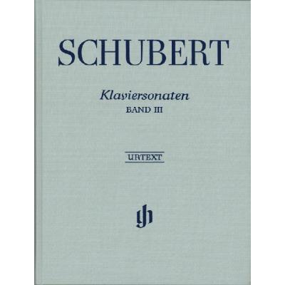 Partitions classique HENLE VERLAG SCHUBERT F. - PIANO SONATAS, VOLUME III (EARLY AND UNFINISHED SONATAS) Piano