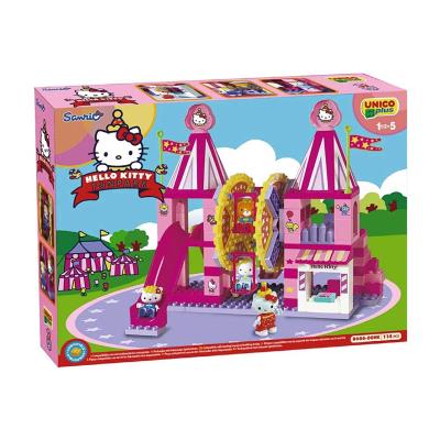 Jeu de construction hello kitty : parc d'attraction androni giocattoli