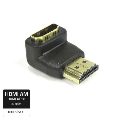 Qoltec adaptateur hdmi mâle hdmi femelle angle 50513
