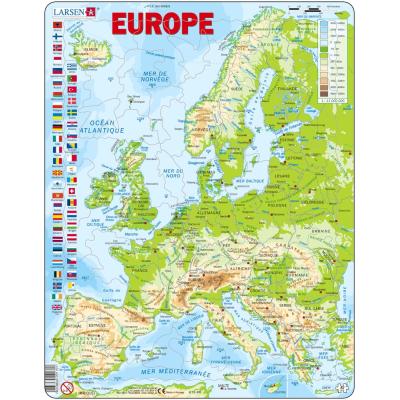 CHARLEX & CO - Puzzle Rahmen Europe, geographique (87 pieces B) K70 von Larsen