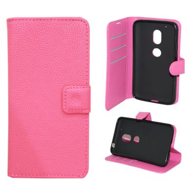 Etui Housse Portefeuille Pour Motorola Moto G4 Play - Rose